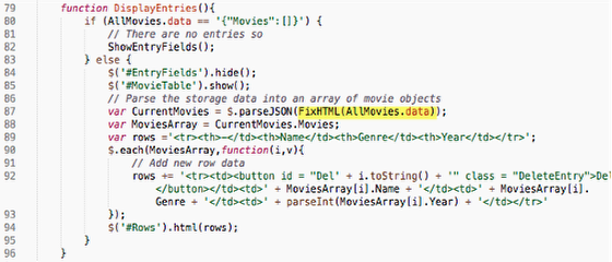 oggetto array JavaScript per oggetto JSON