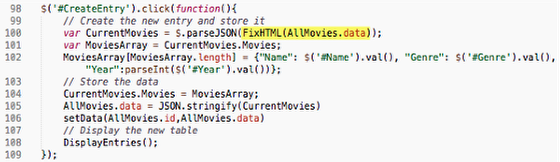 oggetto JSON per array JavaScript